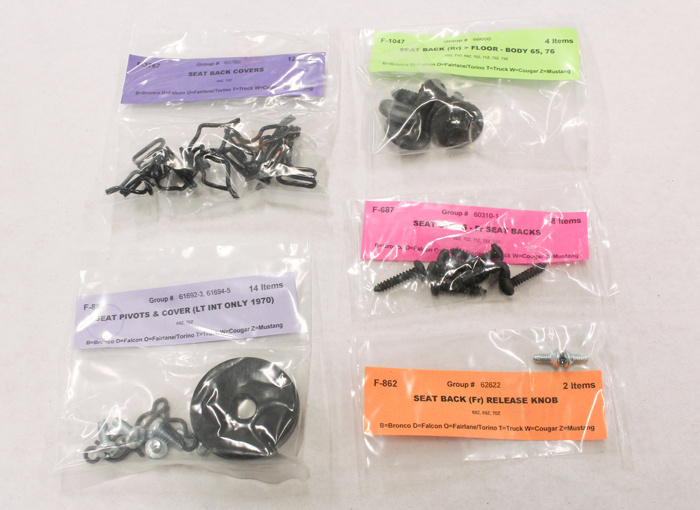 Skruvsats Inredning Mustang 69 CV