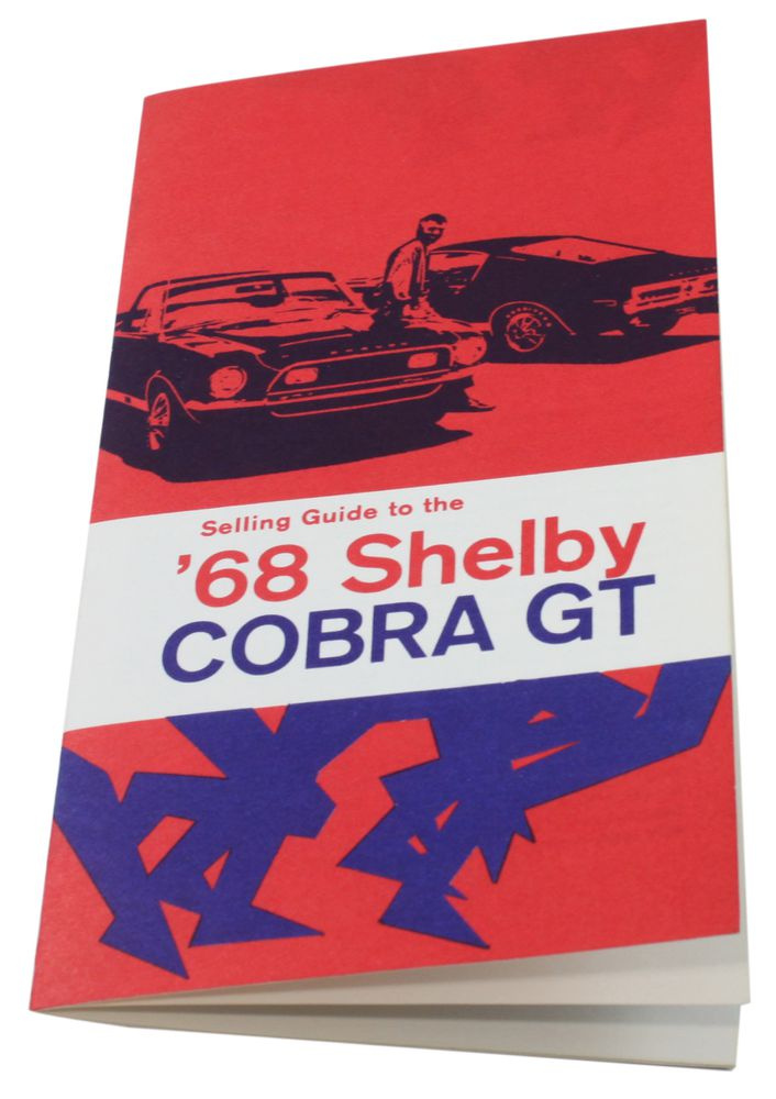 Manual Shelby 1968 GT350/500 Försäljningsdata