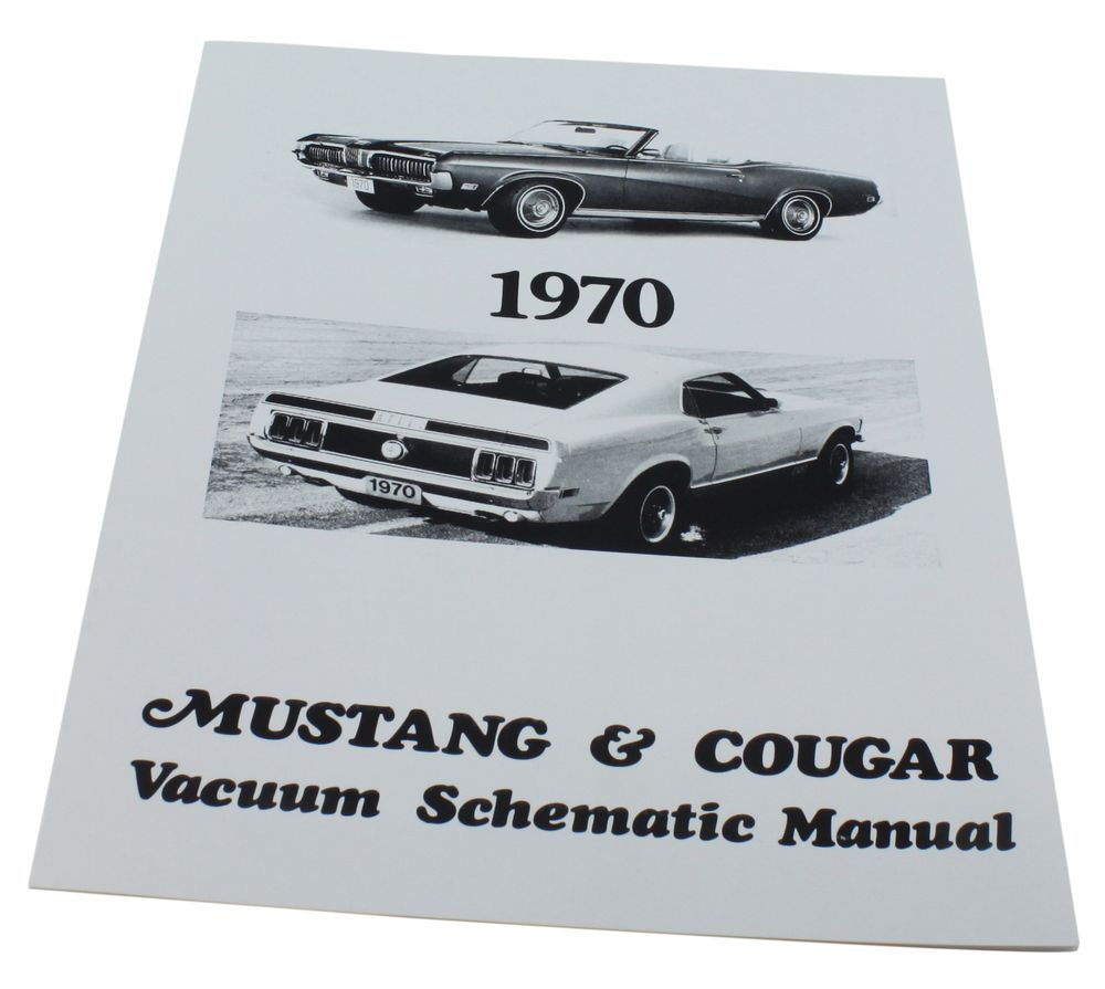 Manual vakuumschema 70 Mustang/Cougar