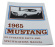 Faktabok med bilder Mustang 1965