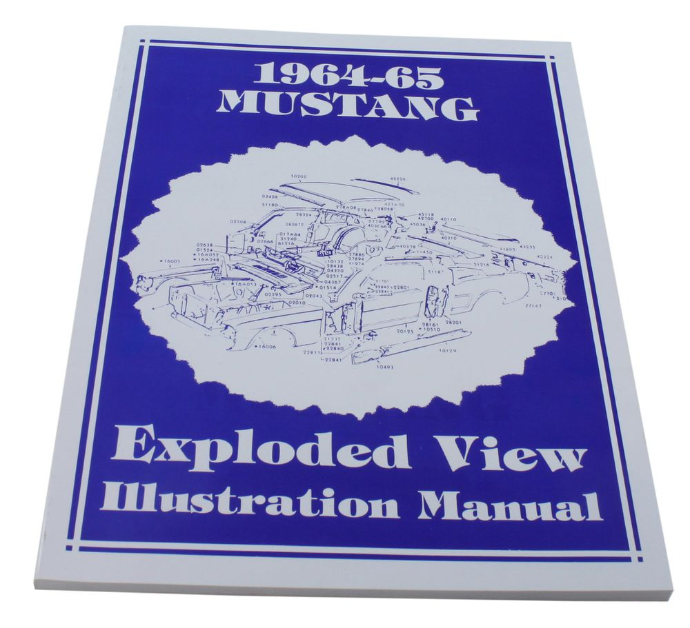 Katalog sprängskiss Mustang 64-65