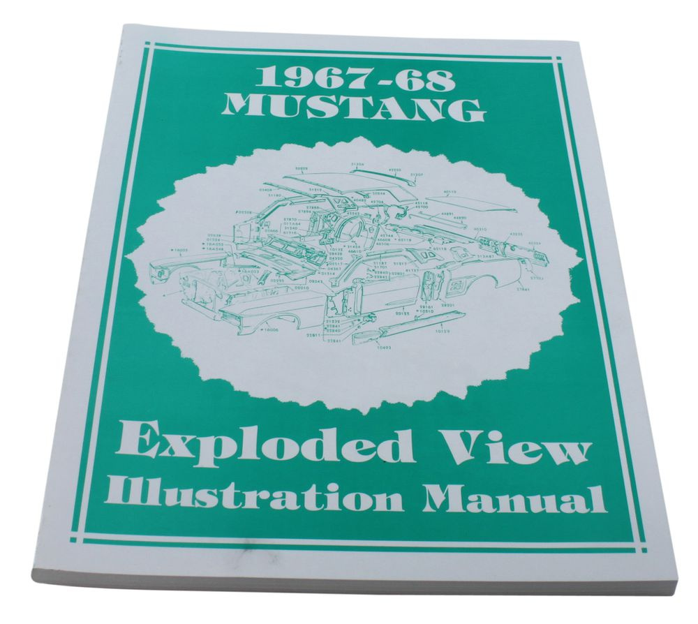 Katalog sprängskiss Mustang 67-68