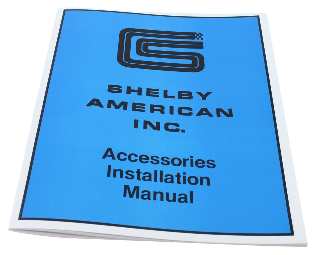 Manual Shelby 1965-66 Installation Tillbehör