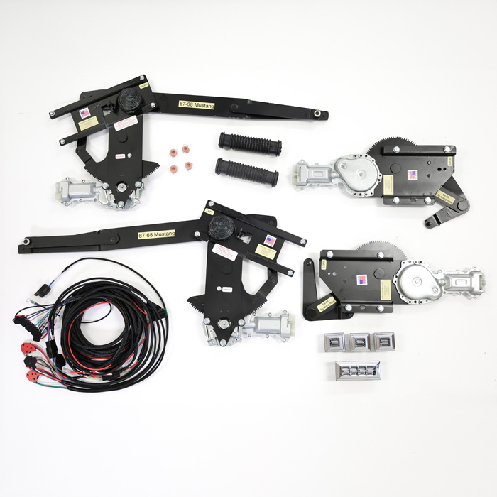 Fönsterhiss Elektrisk Mustang CP/CV 67-68 x4
