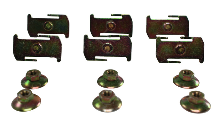 Clips prydnadslist bakskärm Chevy 55-56 (57 150)