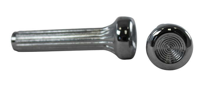 Låsknapp Dörr GM kromad, metall