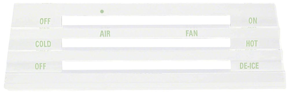 Dekal värmereglage Camaro/Firebird 68 utan AC