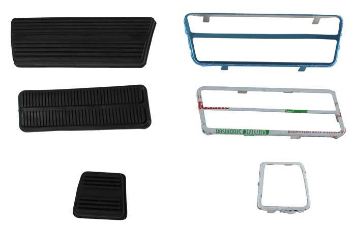 Pedalgummi 69-81 Cam/70-81 F-bird  A/T trumbr.