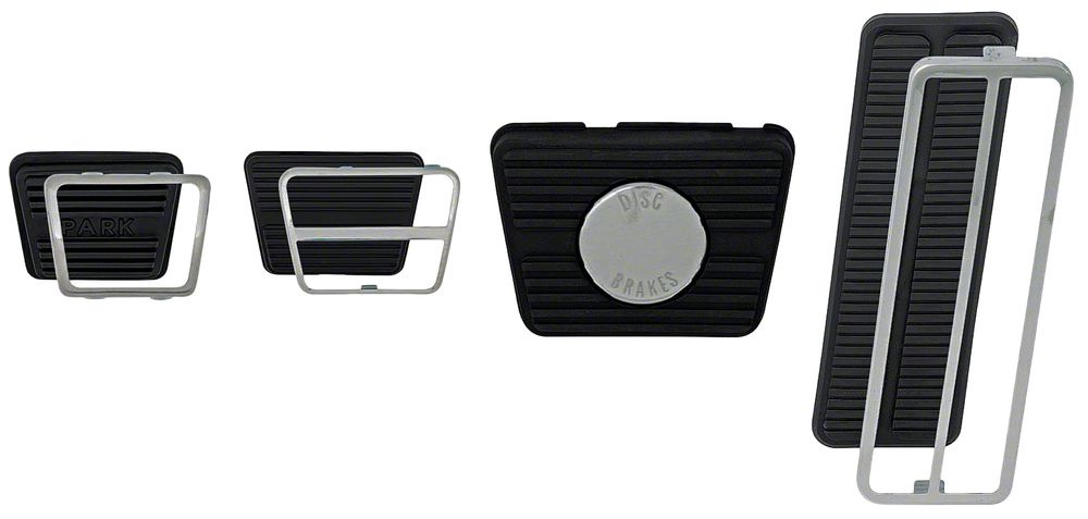 Pedalgummi Cam/F-bird 67-68 M/T m.skivbroms