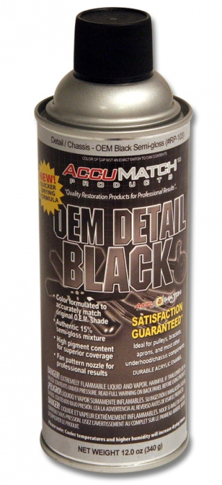 Färg motorrum Ford m.m. svart 15% halvblank