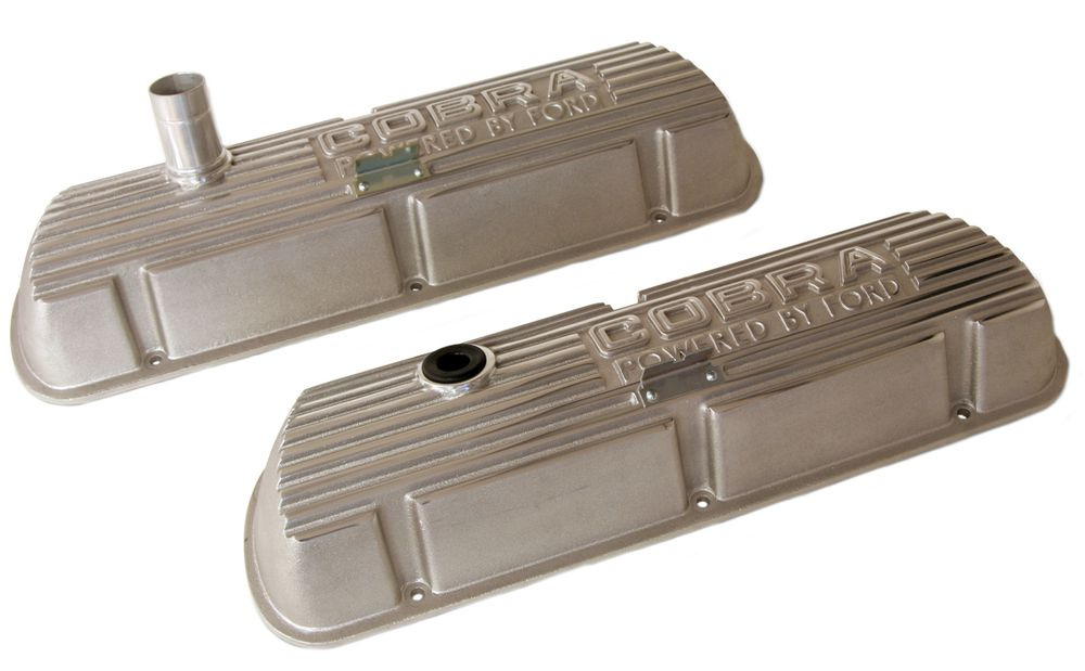 Ventilkåpa COBRA power by Ford Polerad