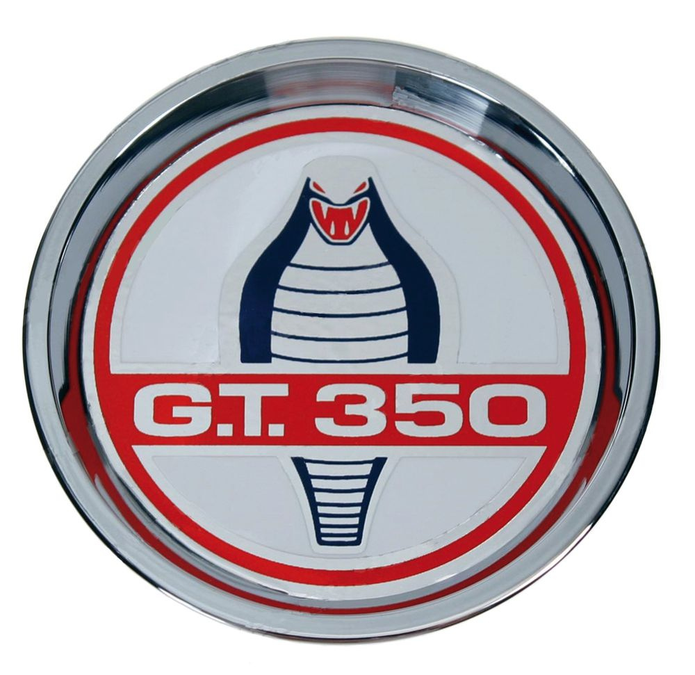 Centrumkåpa 65-66 GT350 cobra logo