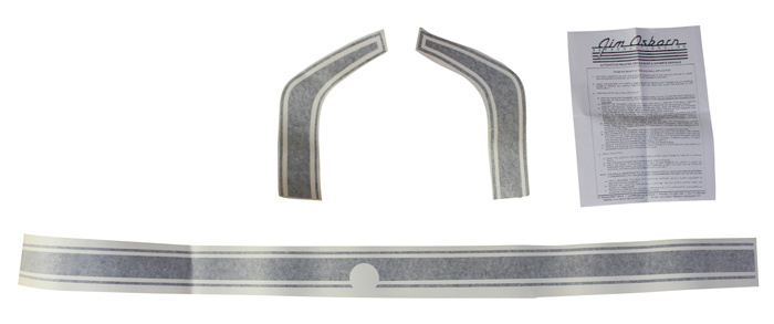 Stripesats Baklucka 71-72 mach 1, svart