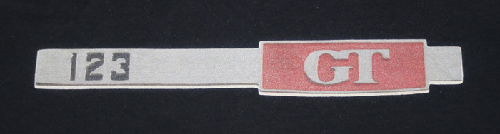 T-Shirt svart 123GT emblem