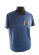 T-shirt blå 164 emblem