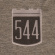 T-Shirt grå 544 emblem T-Shirt grå 544 emblem