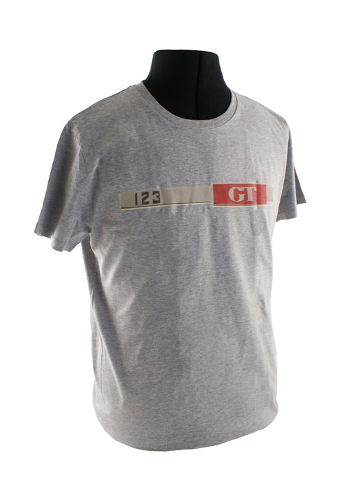 T-Shirt grå 123GT emblem