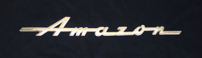 T-Shirt dam svart Amazon emblem