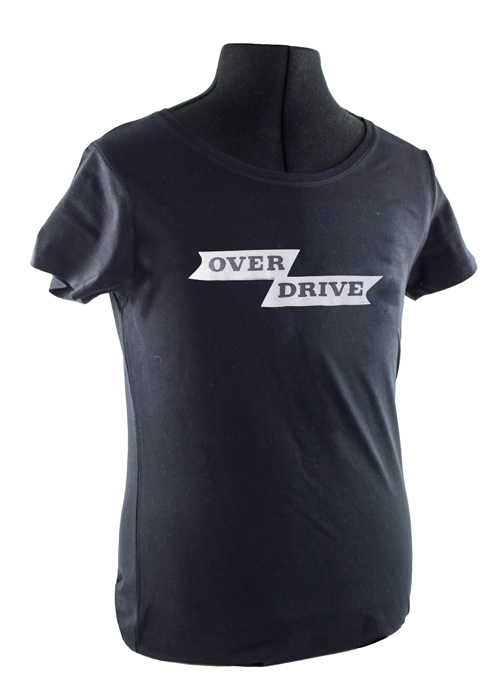 T-shirt dam svart overdrive emblem