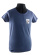 T-shirt dam blå 1800S emblem