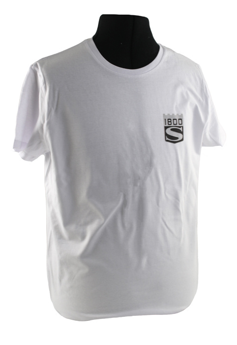T-shirt vit 1800S emblem
