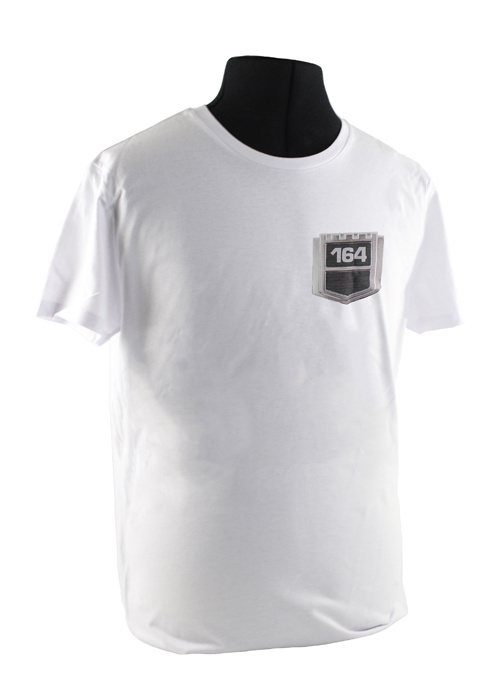 T-shirt vit 164 emblem