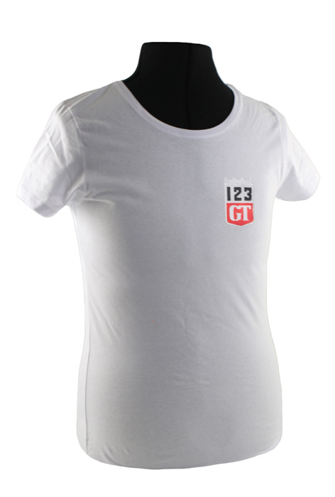 T-shirt dam vit 123GT emblem