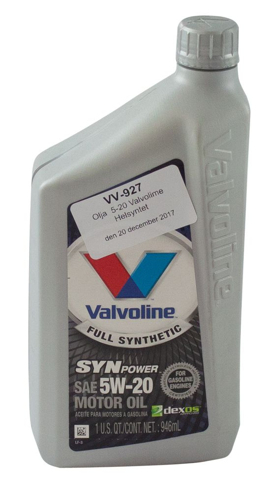 Olja 5-20 Valvoline helsyntet