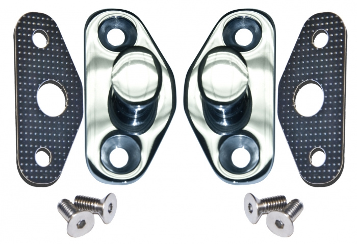 Låsbleck Dörr Mustang B-stolpe 67-70 Rostfritt